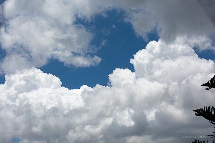 Cumulus clouds — 3