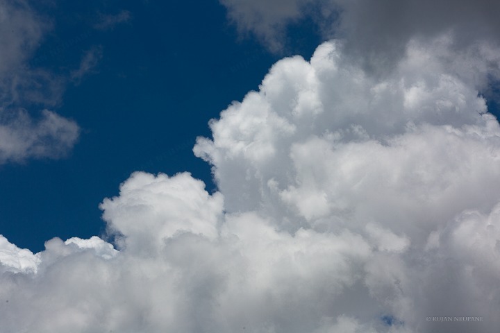 Cumulus clouds — 5