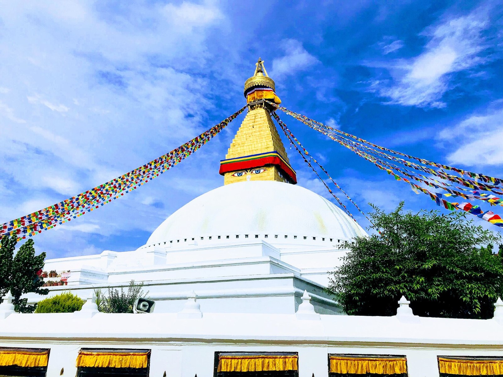 The great stupa of Boudha in Kathmandu