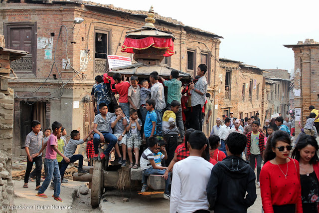 Childrens on Bisket jatra